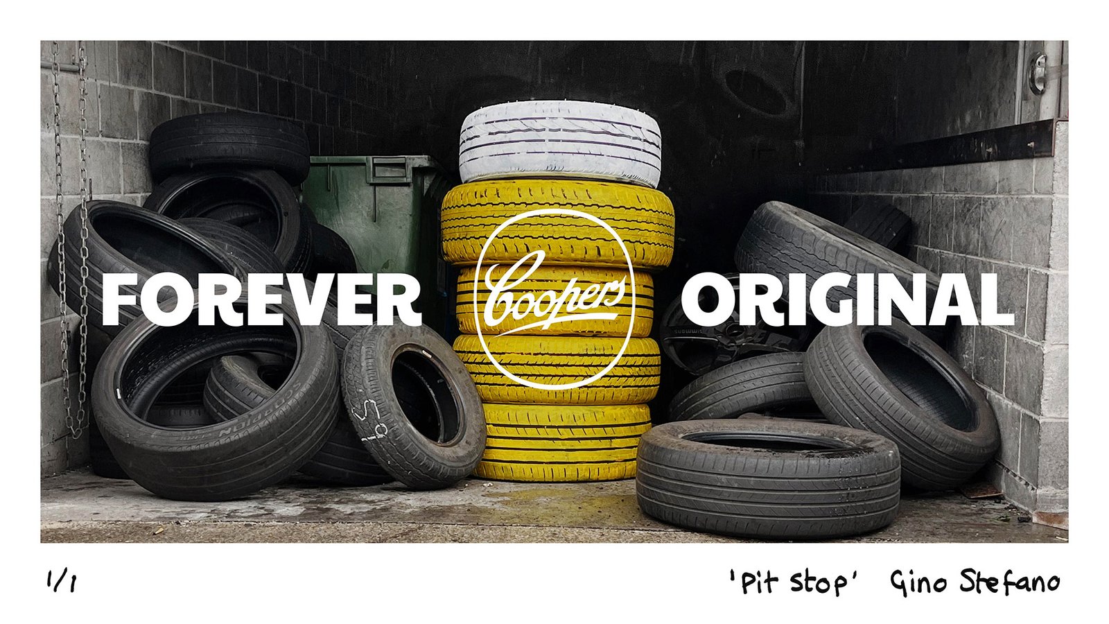 Tire Stack Sculpture by Paul Bruty